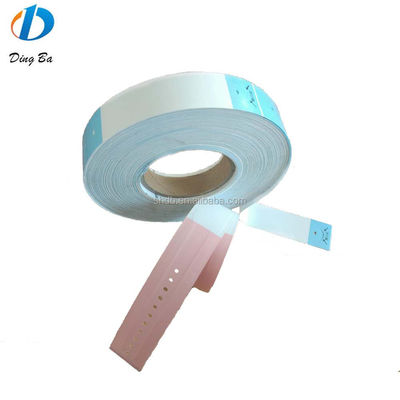 Suministros para eventos personalizados Pulsera de papel térmico desechable para hospitales