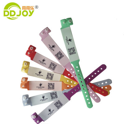 Conveniente pulsera médica desechable de identificación de PVC para la ocasión del aniversario