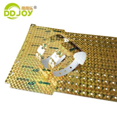 Laser Glitter Holográfico Plastico de Fiesta Brazalete de Muñeca en Verde para el evento