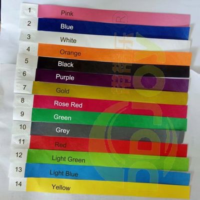 Brazalete de papel Tyvek para decoración navideña en varios colores y diseños a granel
