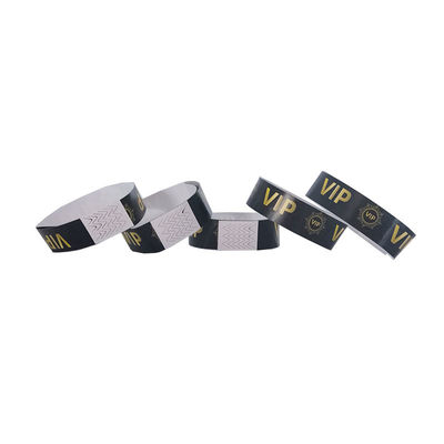 Pulseras de papel Tyvek de una sola vez para eventos Festivales Conciertos y actividades musicales