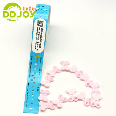 205 * 25mm de niño de papel térmico pulsera imprimible para la fabricación VIP admisión en el concierto