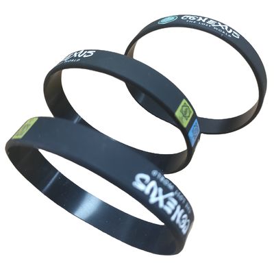 Brazalete de goma personalizado para regalos de festival