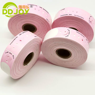 205 * 25mm de niño de papel térmico pulsera imprimible para la fabricación VIP admisión en el concierto