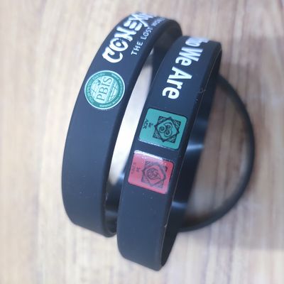 Material de silicona pulsera personalizada con grabado para eventos 2024 artículos Silicona impermeable