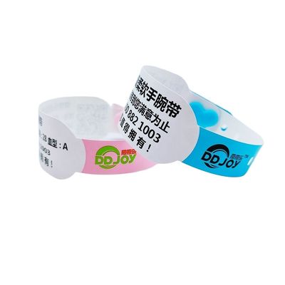 Pulsera de papel sintético térmico para adultos y niños