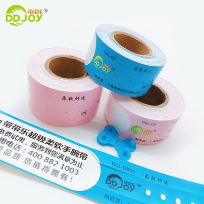 Pulseras de papel térmico a prueba de agua Ideal para la verificación y seguridad de identidad personalizada