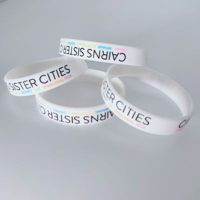 170*12*2mm Ancho de banda Brillante en oscuro Pulsera de silicio personalizada para eventos Festival