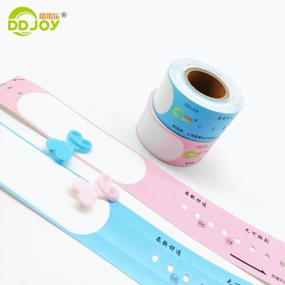 Pulseras de papel térmico a prueba de agua Ideal para la verificación y seguridad de identidad personalizada