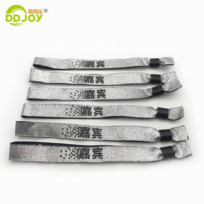 Polyester a medida Fiesta Brazalete tejido Brazalete de tela Tejido Brazaletes TNT Envío
