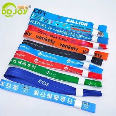 Pulseras de tela textil bordada Ideal para eventos Festivales Parques Fiestas y clubes