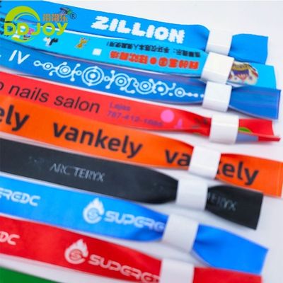 Pulseras de tela textil bordada Ideal para eventos Festivales Parques Fiestas y clubes