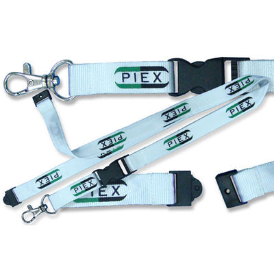 Cadenas de llave de transferencia caliente personalizada correa de cuello cordones de poliéster para llaves muchos colores