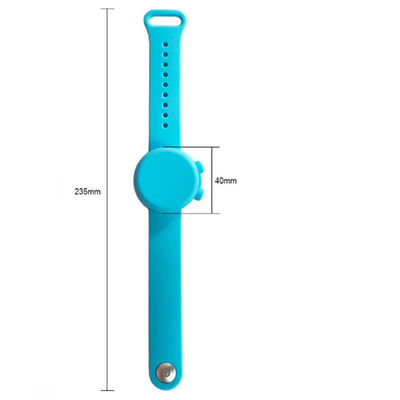 Pulsera de desinfectante de mano de silicona con dispensador ajustable Brazalete de arte coleccionable