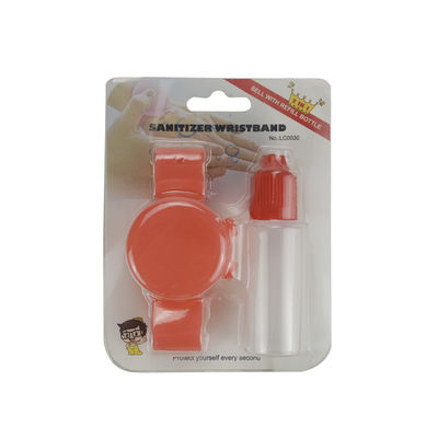Pulsera de desinfectante de mano de silicona con dispensador ajustable Brazalete de arte coleccionable
