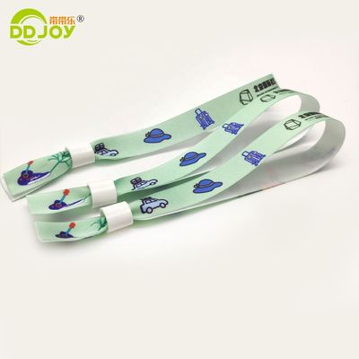 Pulseras tejidas de tela de festival personalizables con diseño ajustable y obras de arte personalizadas