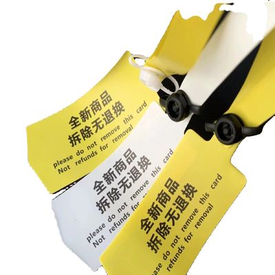 Sello de etiqueta suave de PVC versátil Fijación antirrobo para zapatos desechables Ropa y bolsos