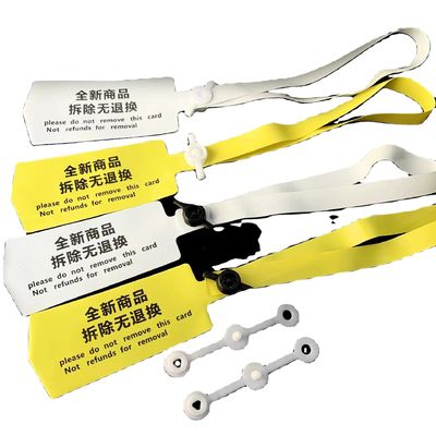Sello de etiqueta suave de PVC versátil Fijación antirrobo para zapatos desechables Ropa y bolsos