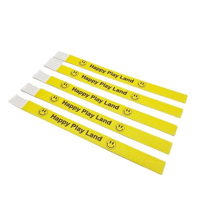 Pulseras de papel de identificación segura e impermeable para vendedores invitados Personal de medios VIP