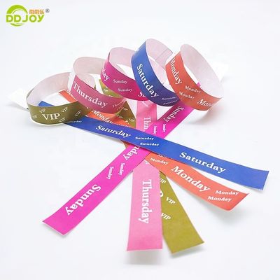 Eventos/Festival/Parque/Festa/Club/Reunión Escenarios de uso Pulseras de papel impermeables
