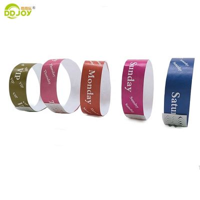 Eventos/Festival/Parque/Festa/Club/Reunión Escenarios de uso Pulseras de papel impermeables