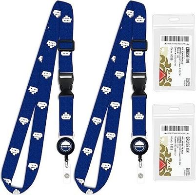 Cinturones de cuello de poliéster para promociones de oficina
