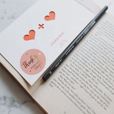 1 pulgada de papel Kraft impermeable rollo de oro etiquetas de logotipo adhesivos para pedido personalizado