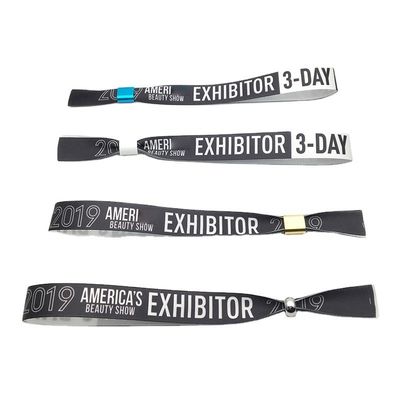 Promoción Decorar regalos de tela de poliéster pulseras RFID para el evento fiesta