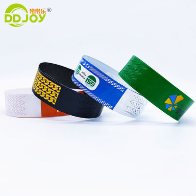 Pulsera única para la identificación en eventos/festivales/parques Personalizable a prueba de agua