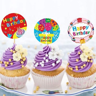 500pcs niños dibujos animados felices de cumpleaños pegatinas adhesivas pegatinas para la decoración de la fiesta