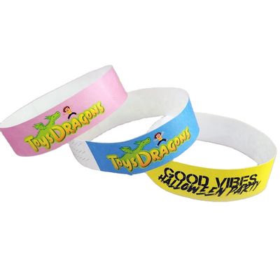 Pulseras Tyvek personalizables para cualquier festival o evento 2-7 días Tiempo de producción
