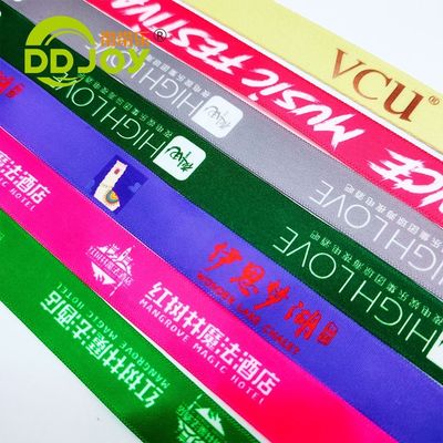 Pulseras de tejido tejido personalizadas para eventos Impresión de un solo lado y de dos lados