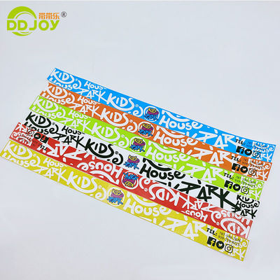 Logotipo personalizado Tyvek pulseras por una sola vez en adultos y niños pulsera de papel Eventos VIP