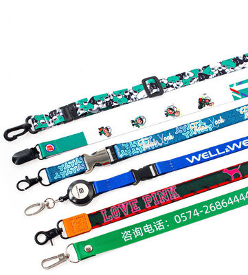 Método de impresión Personalizar los cordones de sublimación personalizados para la promoción de exposiciones