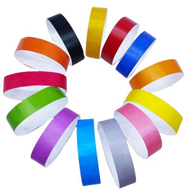 250*25mm/250*19mm resistente a las lágrimas impermeable DuPont Tyvek Papel de muñeca para eventos