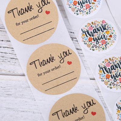 Etiquetas adhesivas impresas personalizadas para el material de embalaje