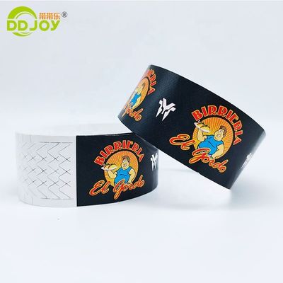 250*25mm/250*19mm resistente a las lágrimas impermeable DuPont Tyvek Papel de muñeca para eventos