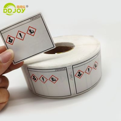 Etiqueta adesiva de rollo adhesivo resistente al aceite para botellas