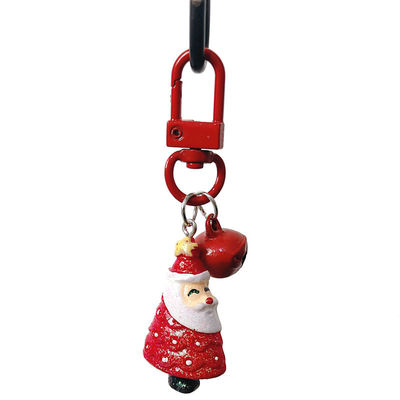 Cartoon Santa Claus Árbol de Navidad Campana Clavier Mochila Pantalón Ornamento de teléfono móvil