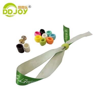 Pulsera de tejido de poliéster personalizada colorida para escenarios de uso ilimitado