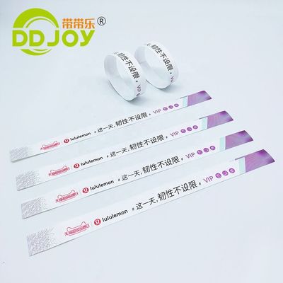 Usuario final objetivo Huésped/VIP/Vendedor/Admisión Conveniente pulsera impermeable para el evento