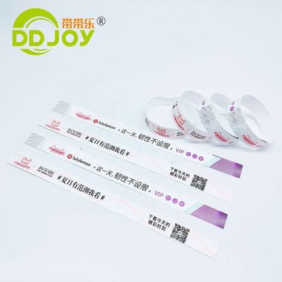 Usuario final objetivo Huésped/VIP/Vendedor/Admisión Conveniente pulsera impermeable para el evento