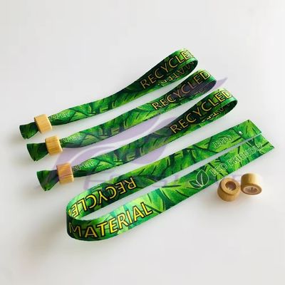 Eventos Fiesta Fiesta Pulseras RFID en tela de satén con logotipo y texto personalizados