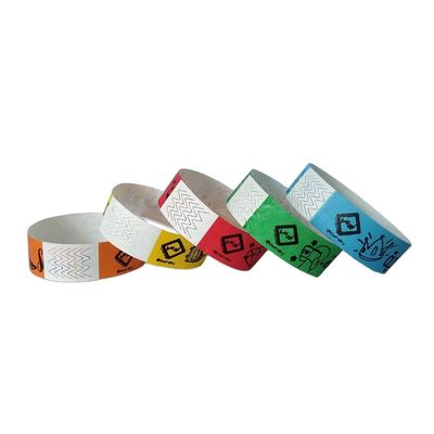 Pulsera de admisión de eventos autoadhesiva con opciones de impresión y envío personalizadas