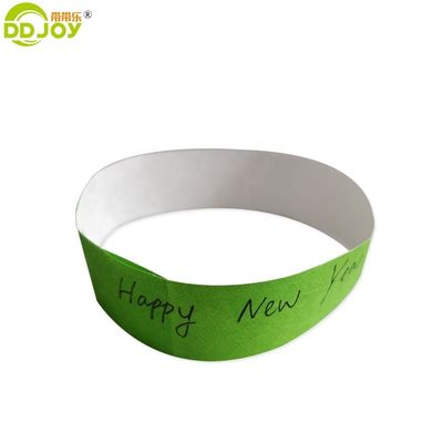 Técnica única Fiesta Pulseras de papel para el parque de diversiones para niños Tyvek pulseras