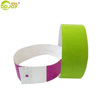 Líder de las pulseras/brazaletes de papel Tyvek para eventos de festivales Materiales y diseños