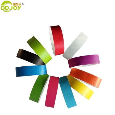 Líder de las pulseras/brazaletes de papel Tyvek para eventos de festivales Materiales y diseños