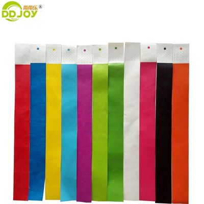 Líder de las pulseras/brazaletes de papel Tyvek para eventos de festivales Materiales y diseños