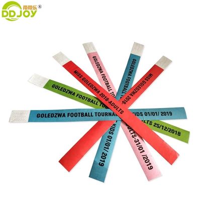 Líder de las pulseras/brazaletes de papel Tyvek para eventos de festivales Materiales y diseños