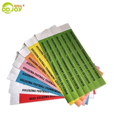 Pulseras Tyvek impresas a medida para eventos y fiestas Impresión a pedido
